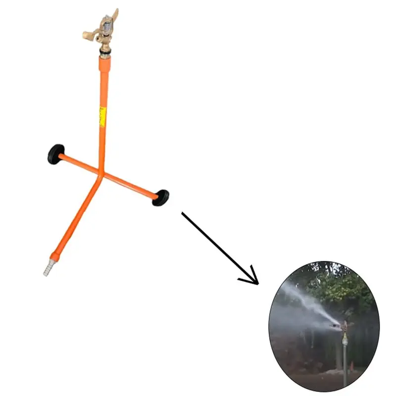 Unison Gunmetal 3/4 Inch  Brass Sprinkler Head and Stand Pressure Range 25-50psi For Lawn and Gardens